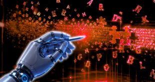 une main robotique corrigeant un puzzle