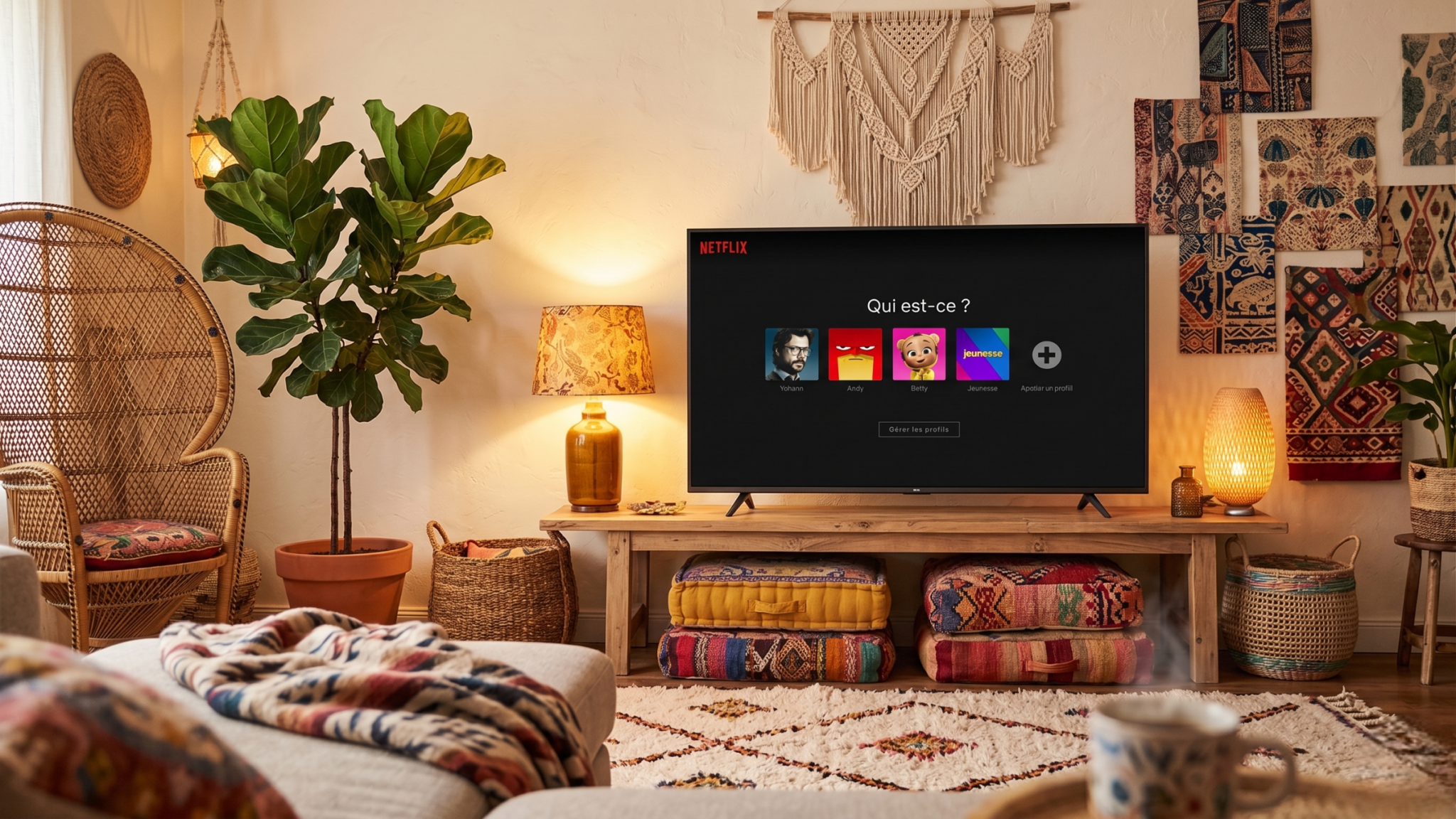 partage de compte chez Netflix