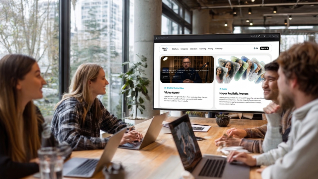 HeyGen leader avatar IA