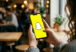 apk Snapchat ouvert sur téléphone