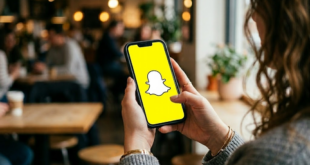 apk Snapchat ouvert sur téléphone