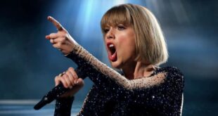 Taylor Swift chantant, pour illustrer le STOP à l'IA
