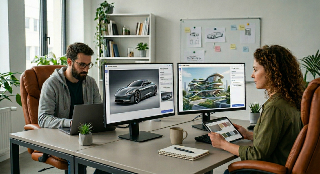 Image illustrant l'utilisation de Luma UNI-1 dans différents domaines