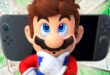 focus sur Mario, avec un Switch 2 en arrière illustrant les jeux de la Switch 2 qui vient de leak