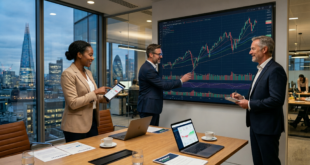 image avec des cadres d'une entreprise en pleine réunion