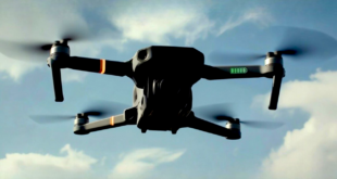 illustration de la recharge drones en plein vol