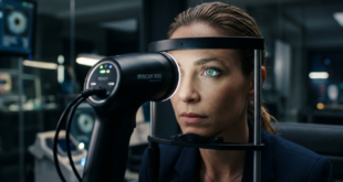 illustration du scan iris sur Tinder