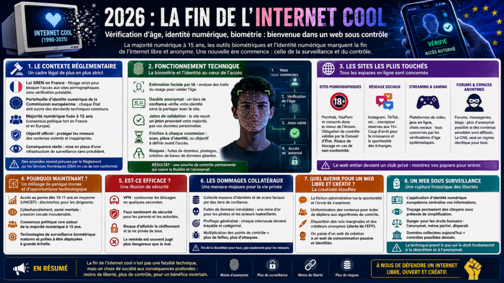 La vérification d'âge est-elle le début de la fin de l'internet cool ?