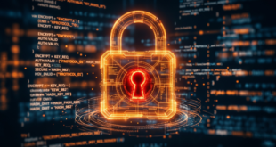 cadenas holographique devant des lignes de codes pour évoquer la cybersécurité, domaine d'OpenAI Daybreak