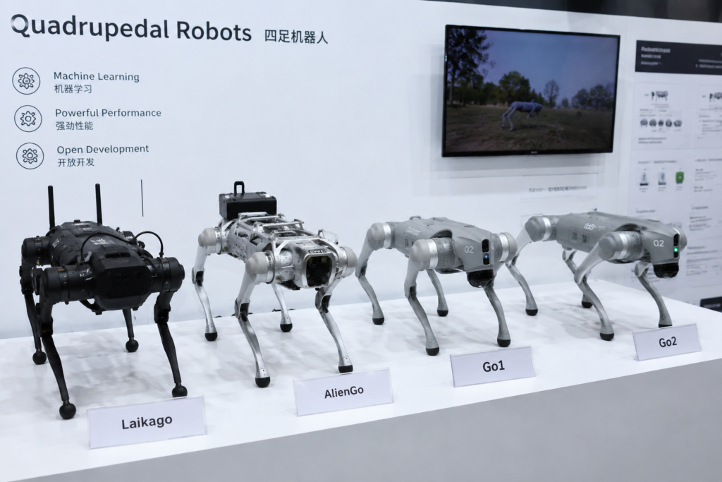 Des robots quadrupèdes de Unitree Robotics