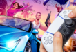 main tenant une manette jouant à GTA 6
