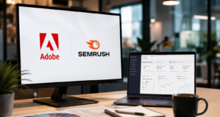 Adobe et Semrush réunis dans un environnement de travail SEO et analytics piloté par l’IA.