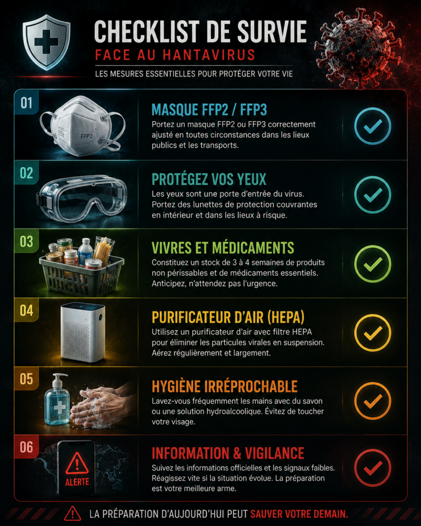 hantavirus liste survie