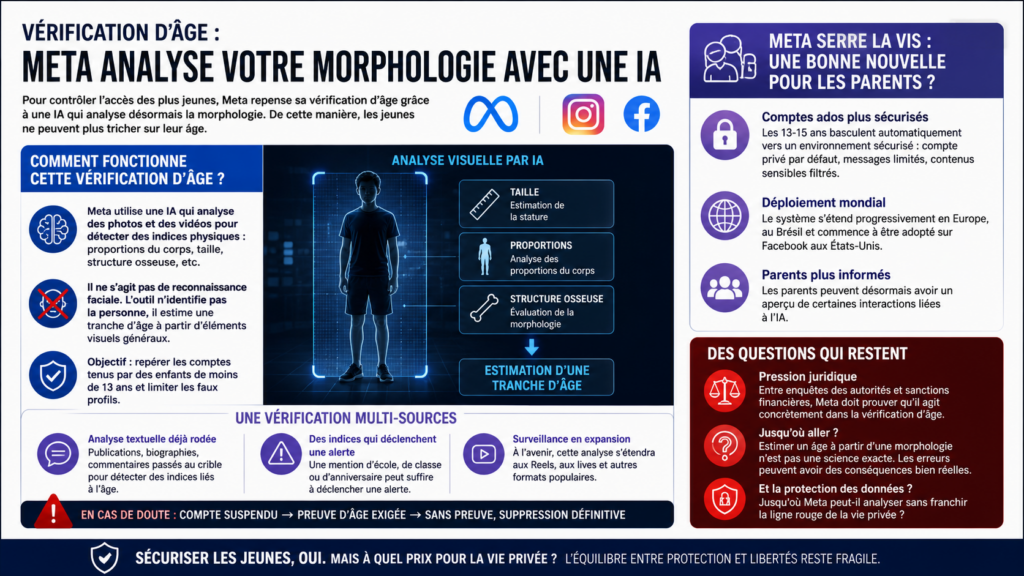 Vérification d'âge de Meta