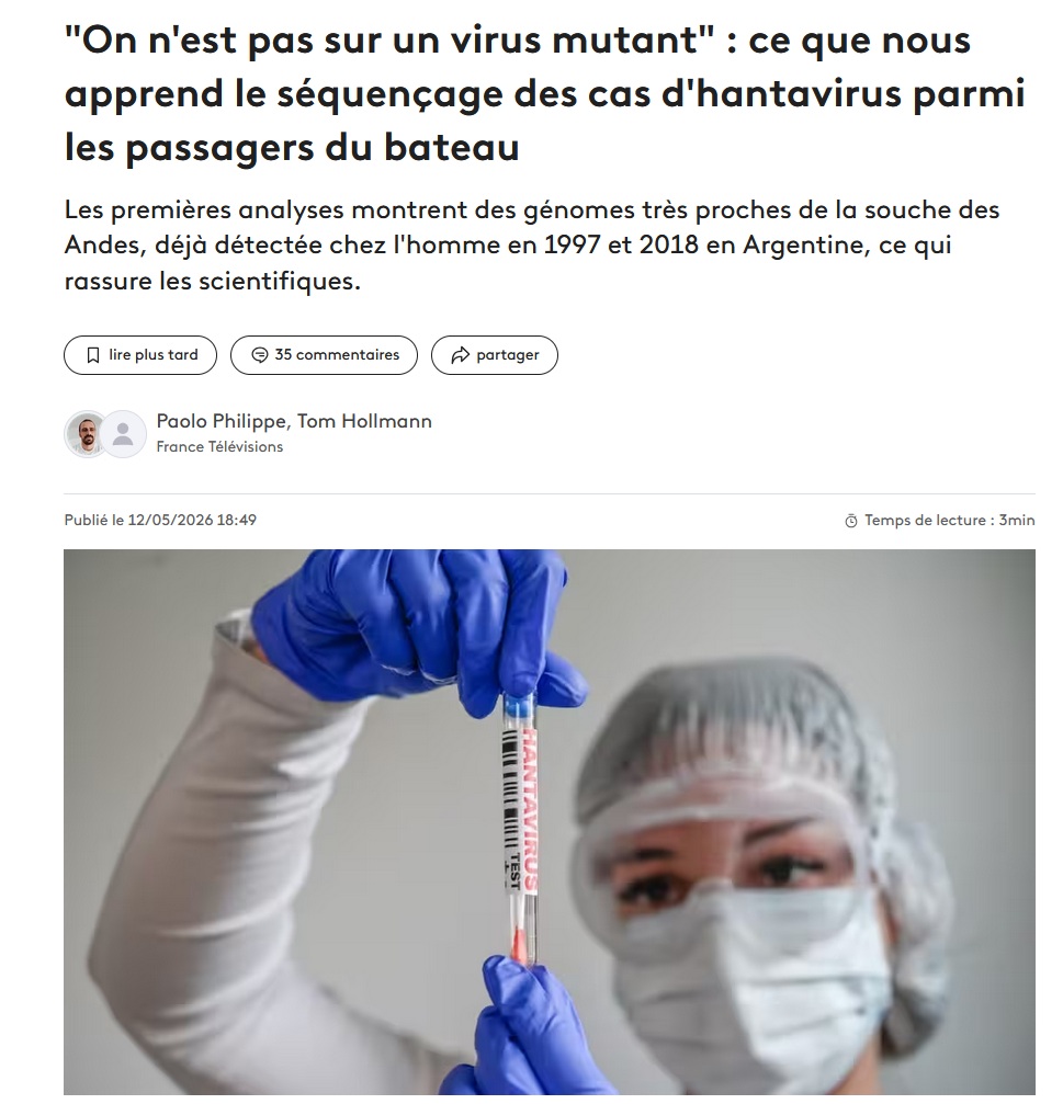 media rassuristes mutation hantavirus