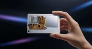 un mini ordinateur de la taille d'une carte bancaire