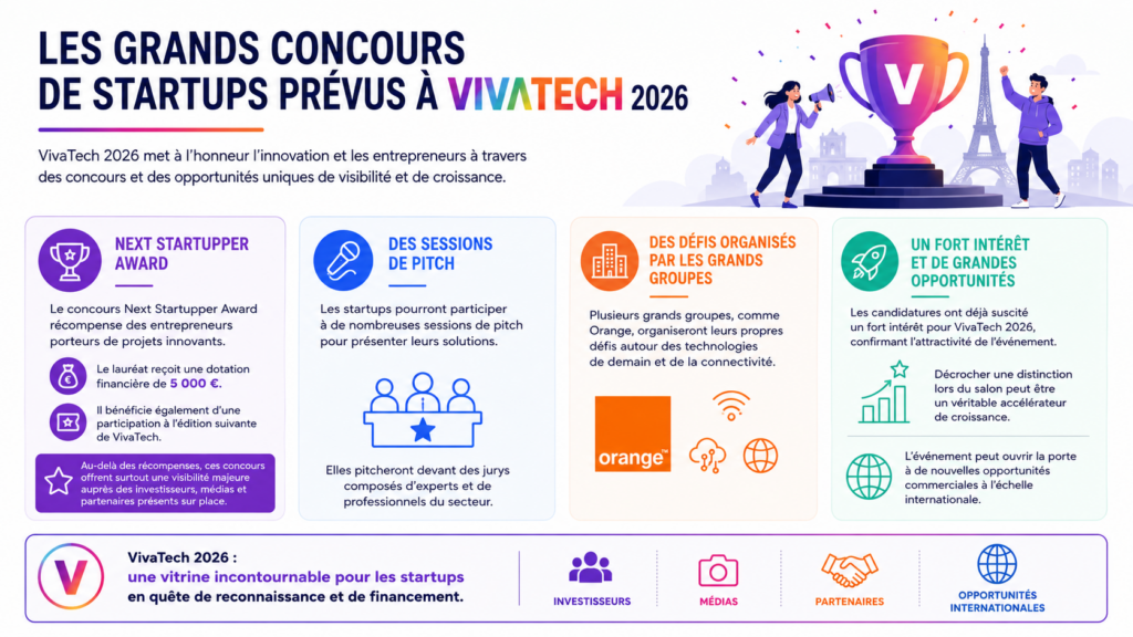 Participez à un concours pendant VivaTech 2026.