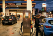 station service pour illustrer l'attaque visant les réservoirs d'essence