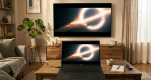 image illustrant le partage d'écran d'un PC vers une télé