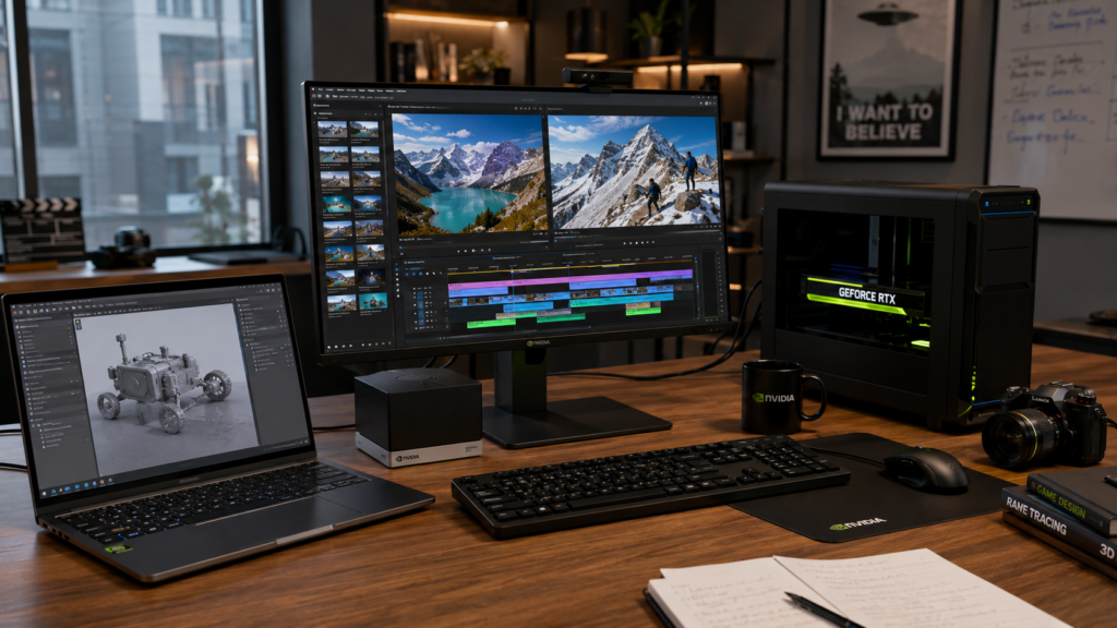 image illustrant les cas d'usage du Nvidia AI PC