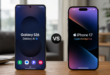 image représentant un Galaxy S26 et un iPhone 17