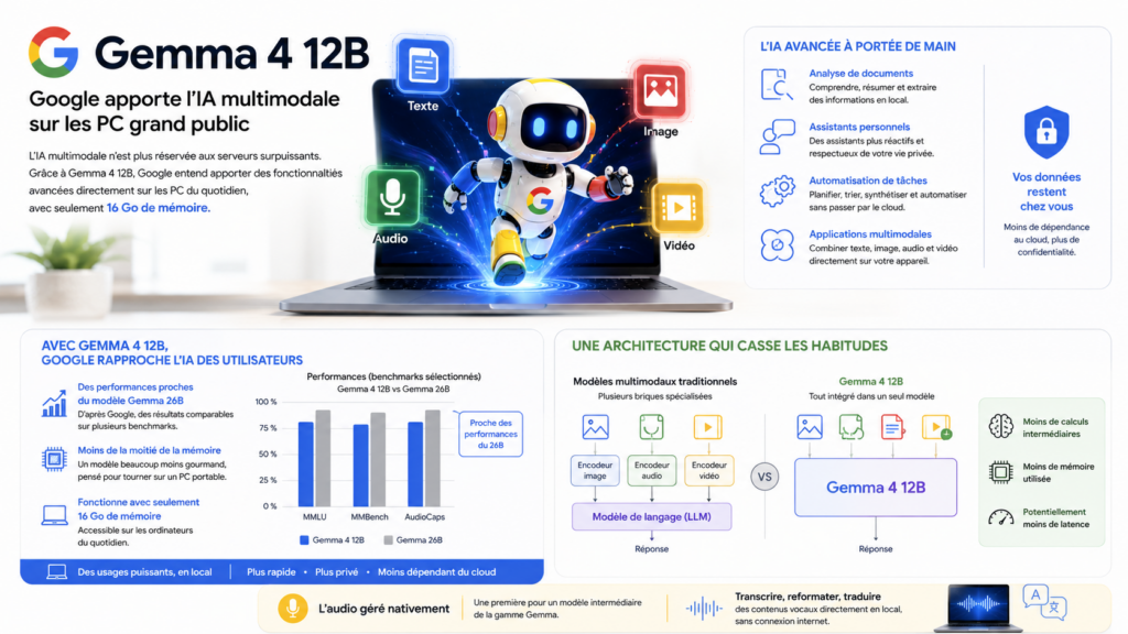 infographie Gemma 4 12B