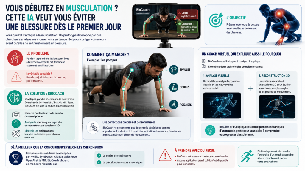 Infographie concernant BioCoach