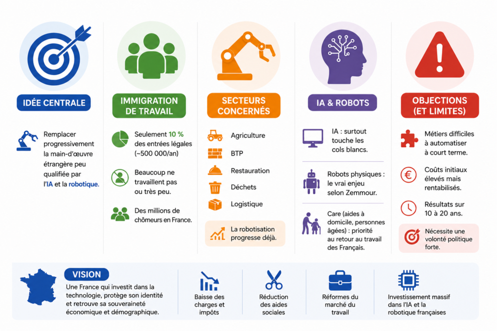 infographie zemmour immigration robot