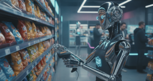 une supérette gérée par robot