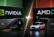 AMD et NVIDIA face à face sur le marché des puces pour la voiture autonome.