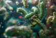 eaux usées polluées par des bactéries
