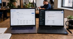 image illustrant la comparaison entre Snowflake et Databricks sur deux PC